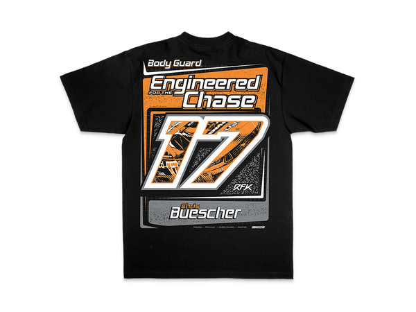 Chris Buescher 2026 Body Guard Engineered for the Chase T-Shirt