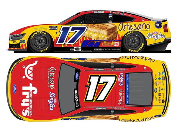 Chris Buescher 2026 Fry's / Artesano / Kraft #17 1:24 Diecast Pre