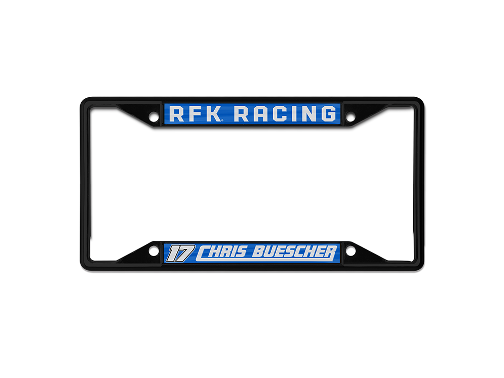 Chris Buescher 2024 License Plate Frame