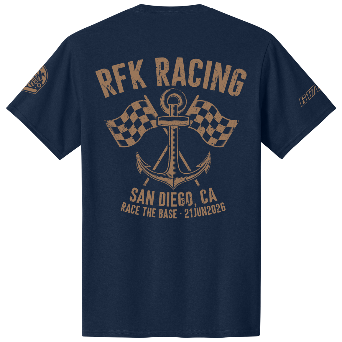Anchored for Speed | San Diego Event Tee