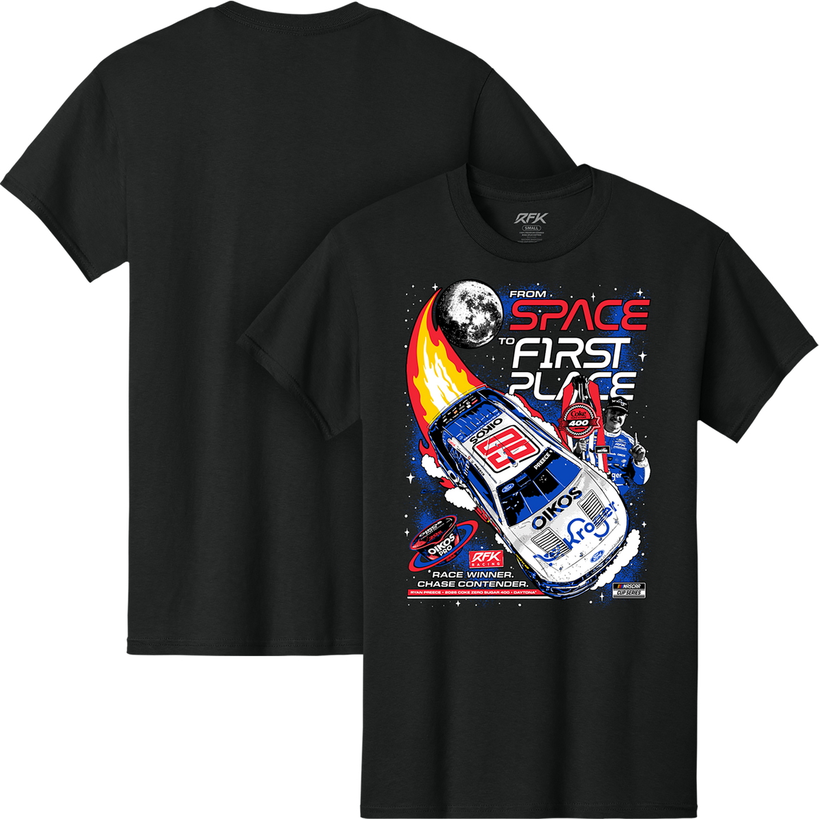 Ryan Preece Coke Zero Sugar 400 Win T-Shirt Pre-order