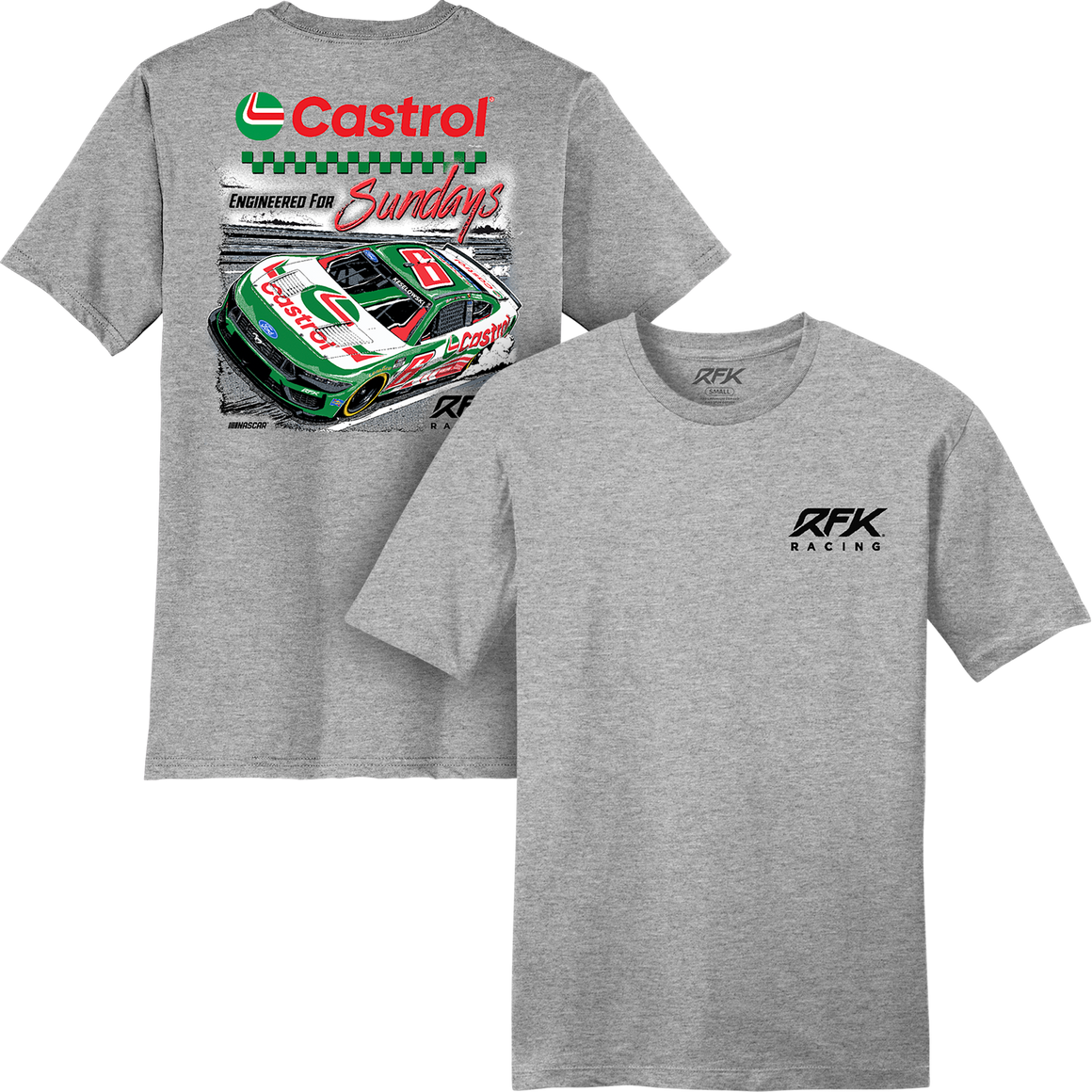 Brad Keselowski Engineered for Sundays Castrol Tee Pre-order