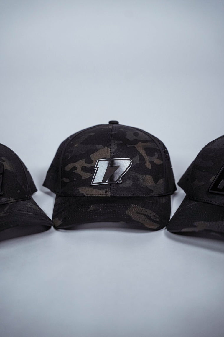 No. 17 Branded Bills Bare Curved Performance Multicam Hat