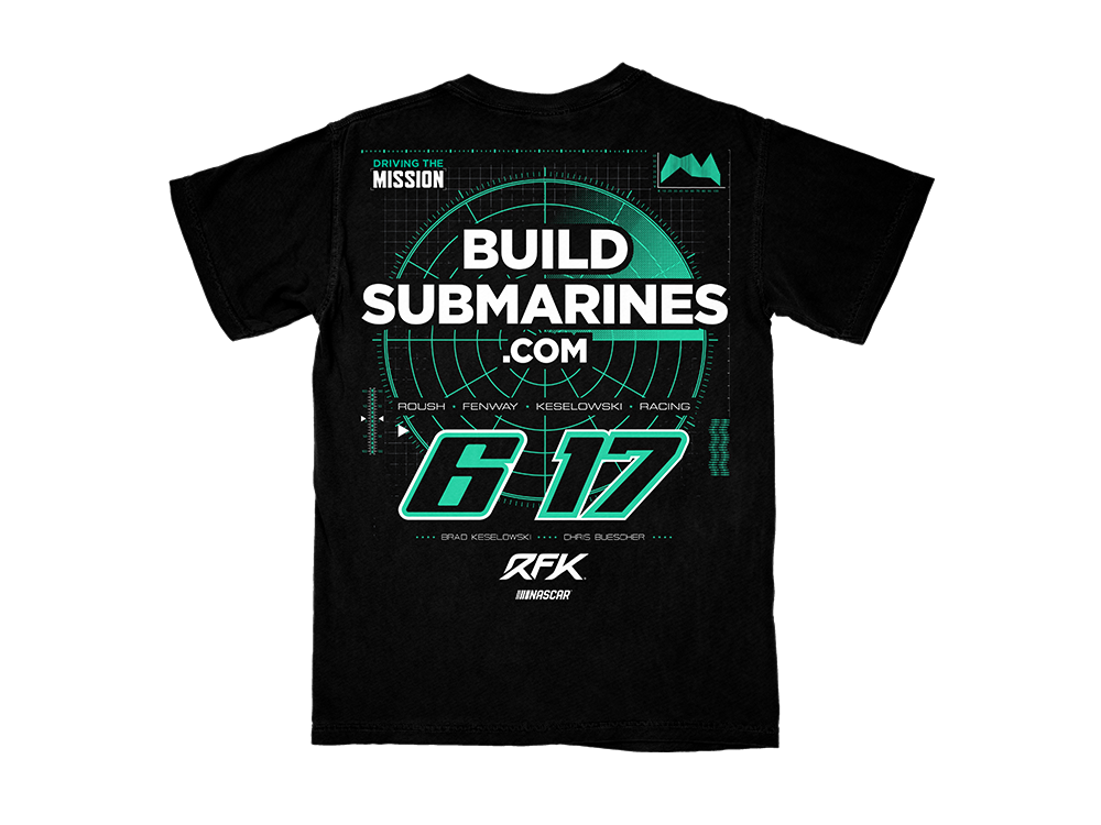 RFK Racing 2024 BuildSubmarines.com T-Shirt