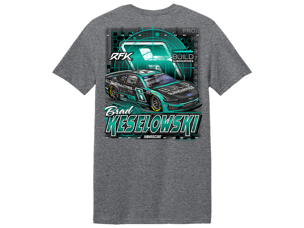 Brad Keselowski 2026 BuildSubmarines.com 2-Spot T-Shirt