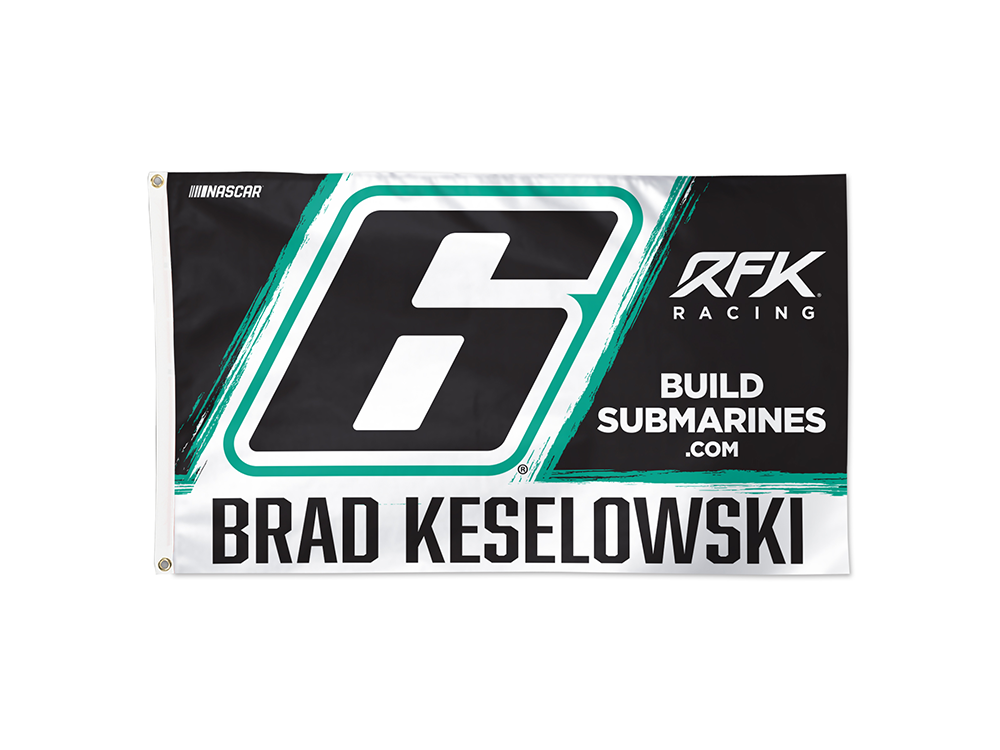 Brad Keselowski BuildSubmarines.com Team Flag