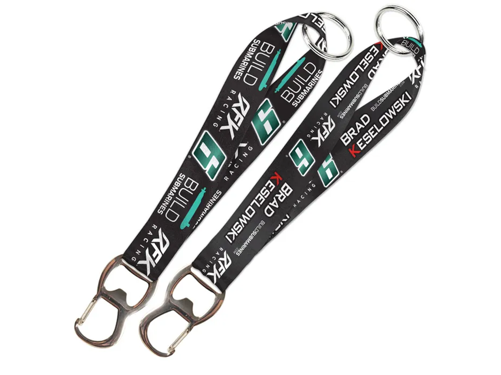 Brad Keselowski BuildSubmarines.com Key Strap Bottle Opener