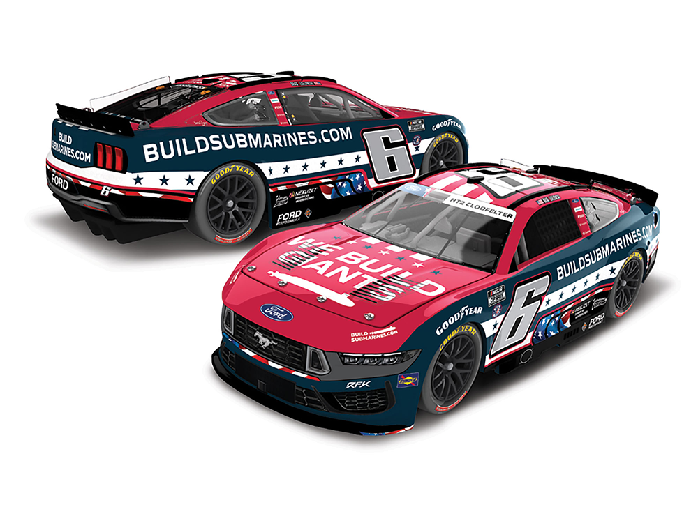 Brad Keselowski 2025 BuildSubmarines.com Patriotic #6 1:64 Diecast