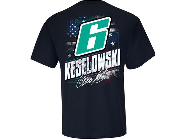 Brad Keselowski 2024 BuildSubmarines.com Patriotic T-Shirt - RFKshop