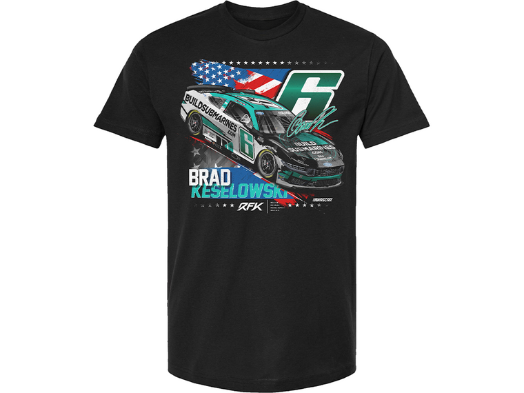 Brad Keselowski BuildSubmarines.com Patriotic T-Shirt