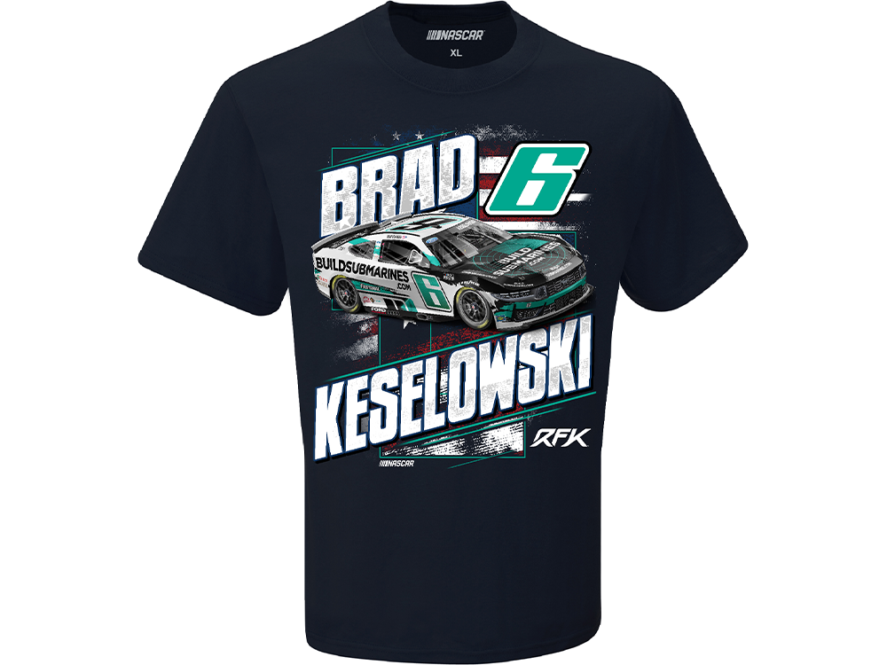 Brad Keselowski 2024 BuildSubmarines.com Patriotic T-Shirt