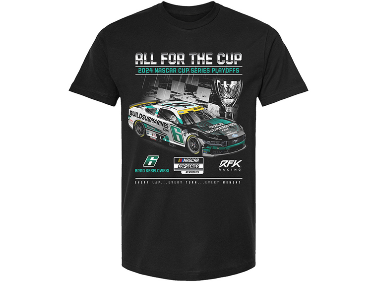 Brad Keselowski 2024 BuildSubmarines.com Playoff T-Shirt