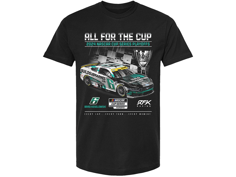 Brad Keselowski 2024 BuildSubmarines.com Playoff T-Shirt