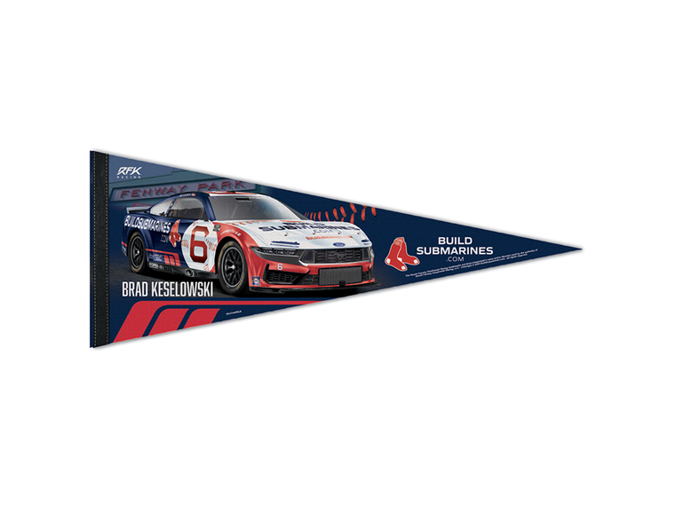 Brad Keselowski BuildSubmarines.com / Boston Red Sox Pennant