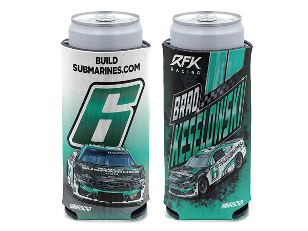 Brad Keselowski BuildSubmarines.com Slim Can Cooler