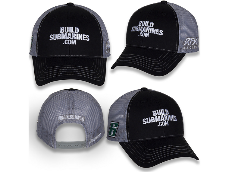 Brad Keselowski 2024 BuildSubmarines.com Sponsor Hat