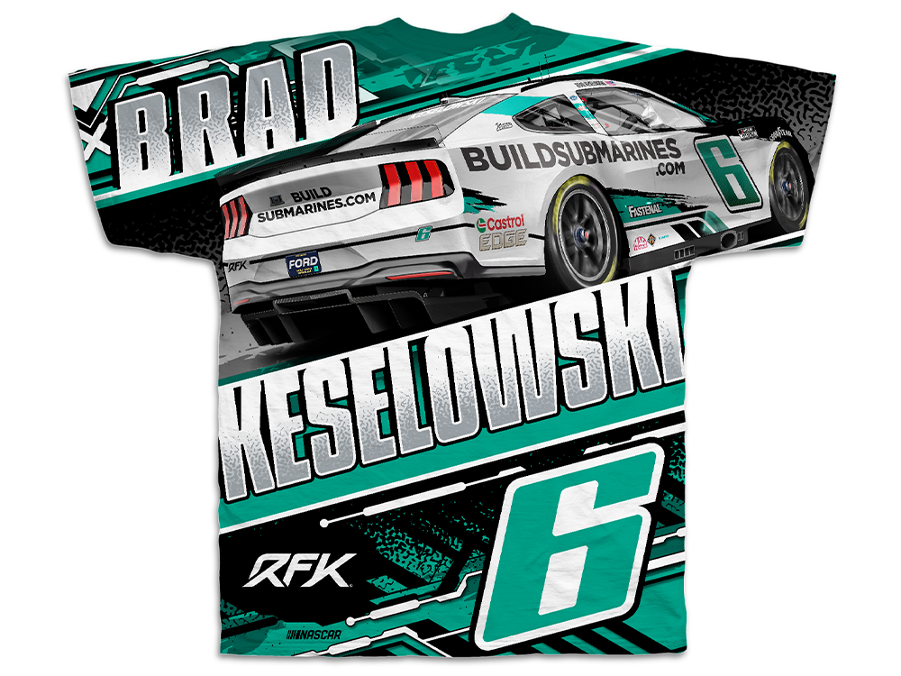 Brad Keselowski 2024 BuildSubmarines.com Sublimated T-Shirt