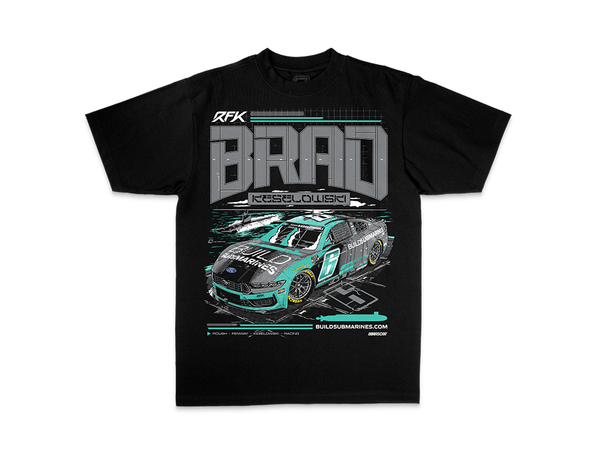 Build Subs Rfk Car Brad Keselowski 2026 BuildSubmarines.com T-Shirt - RFKshop