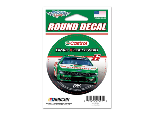 Brad Keselowski 2026 Castrol Round Decal