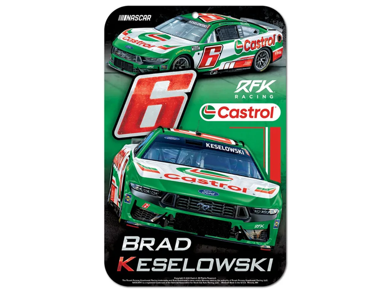 Brad Keselowski 2026 Castrol 11x17 Sign