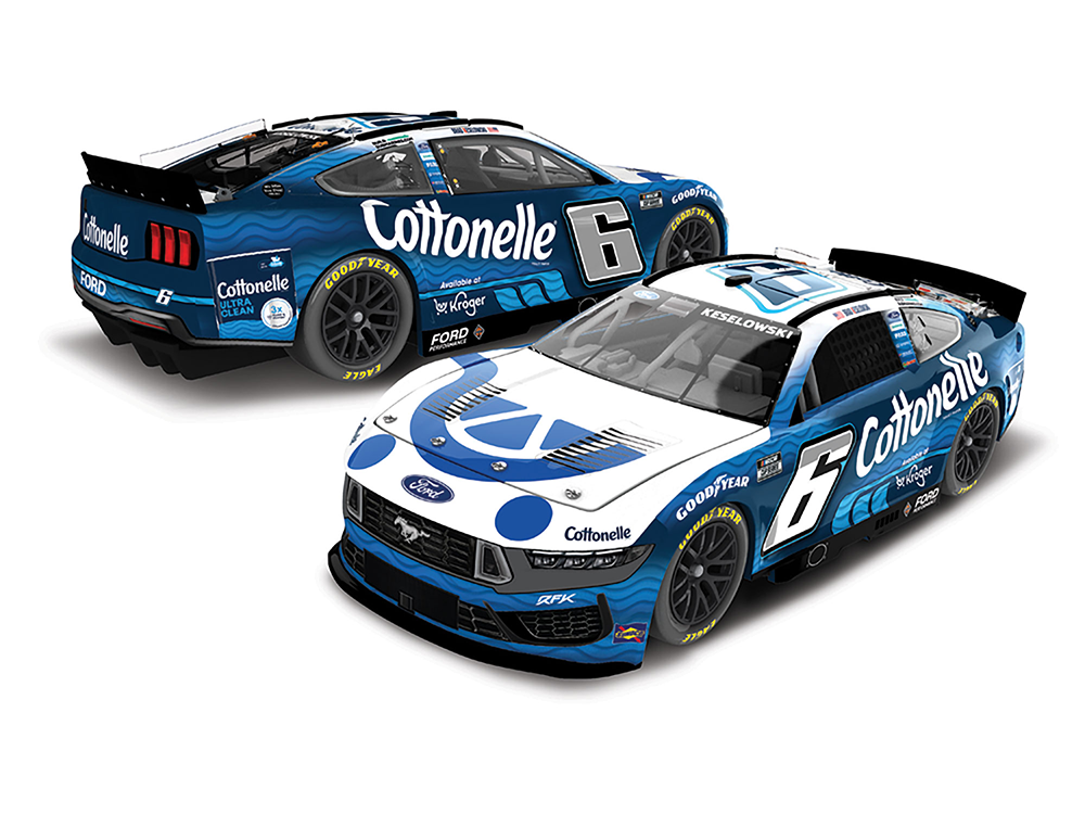 Brad Keselowski 2025 Kroger / Cottonelle #6 1:24 Diecast Color Chrome