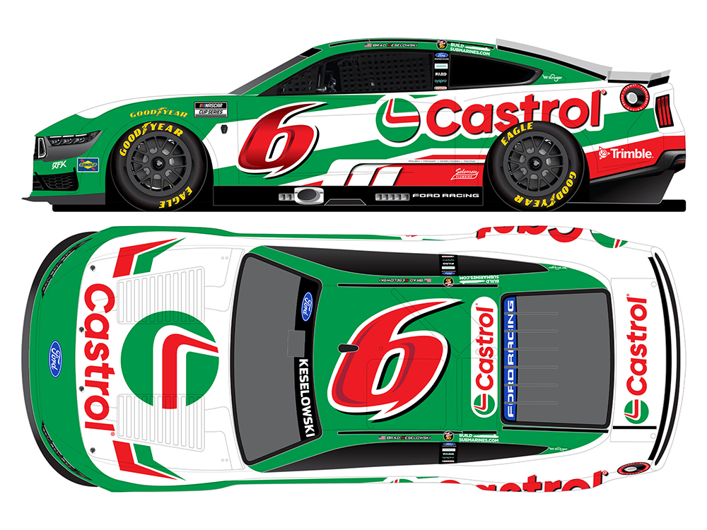Brad Keselowski 2026 Castrol Daytona 500 #6 1:24 Diecast