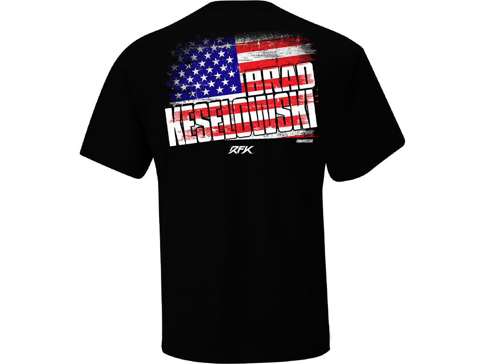 Brad Keselowski 2024 Flag T-Shirt