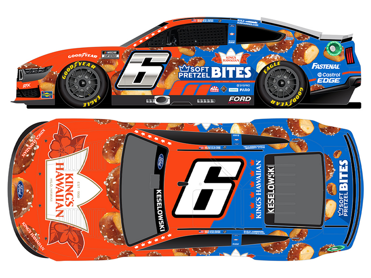 Brad Keselowski 2024 KH Pretzel Bites #6 1:24 Diecast