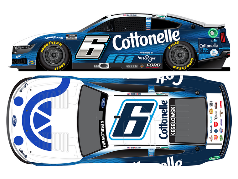 Brad Keselowski 2025 Kroger / Cottonelle #6 1:24 Diecast