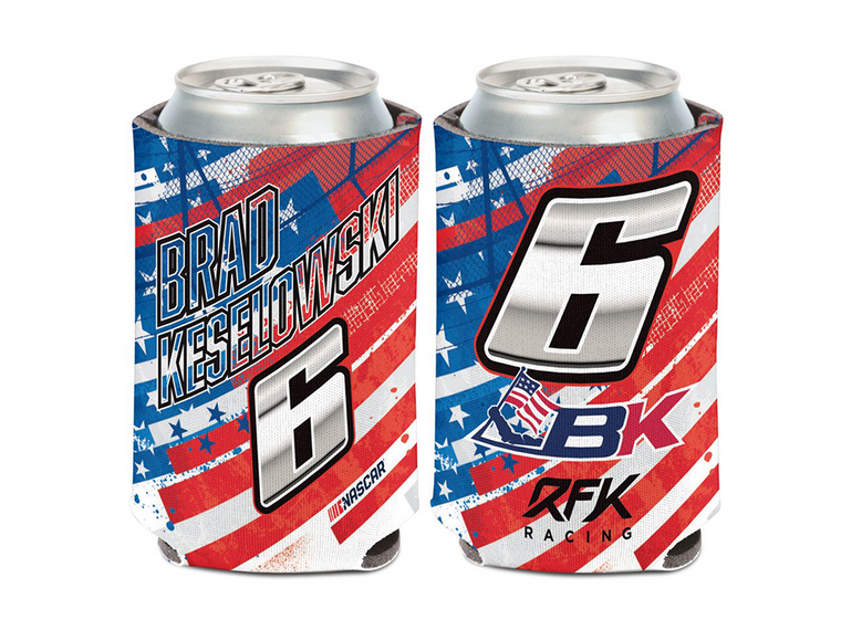 Brad Keselowski Patriotic Can Cooler