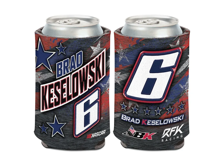 Brad Keselowski Patriotic Can Cooler