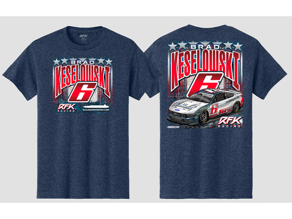 Brad Keselowski 2026 BuildSubmarines.com Patriotic T-Shirt