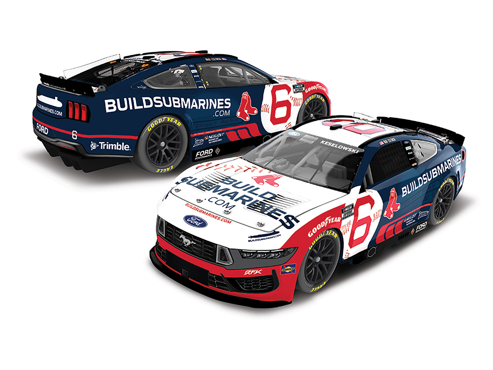 Brad Keselowski 2025 BuildSubmarines.com / Boston Red Sox #6 1:64 Diecast
