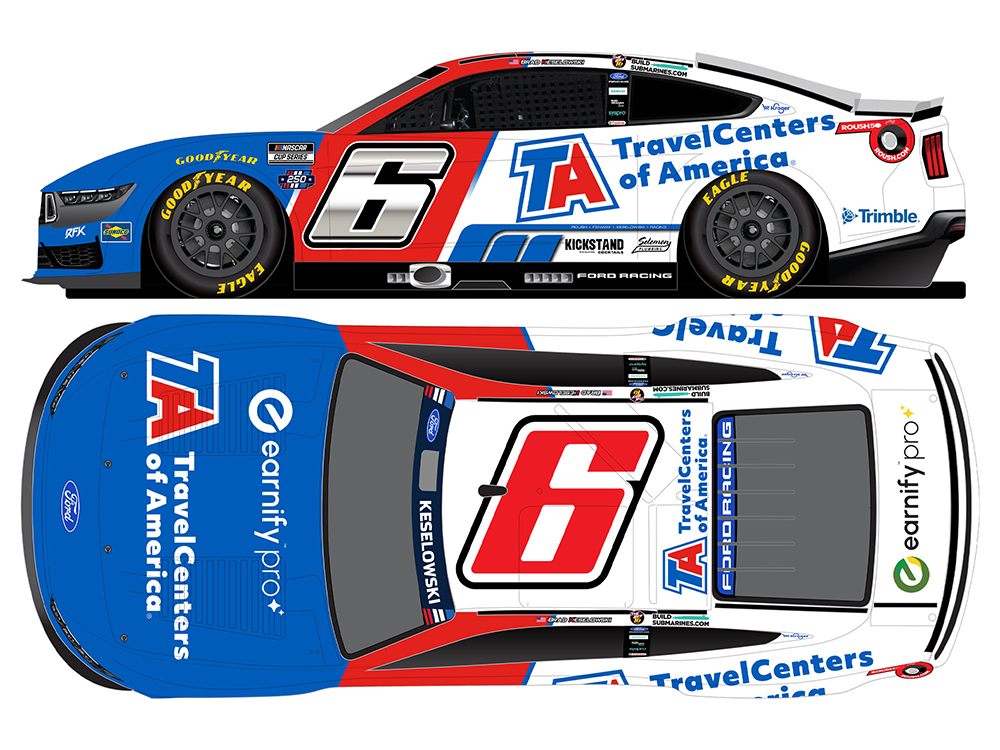 Brad Keselowski 2026 TravelCenters of America #6 1:24 Diecast