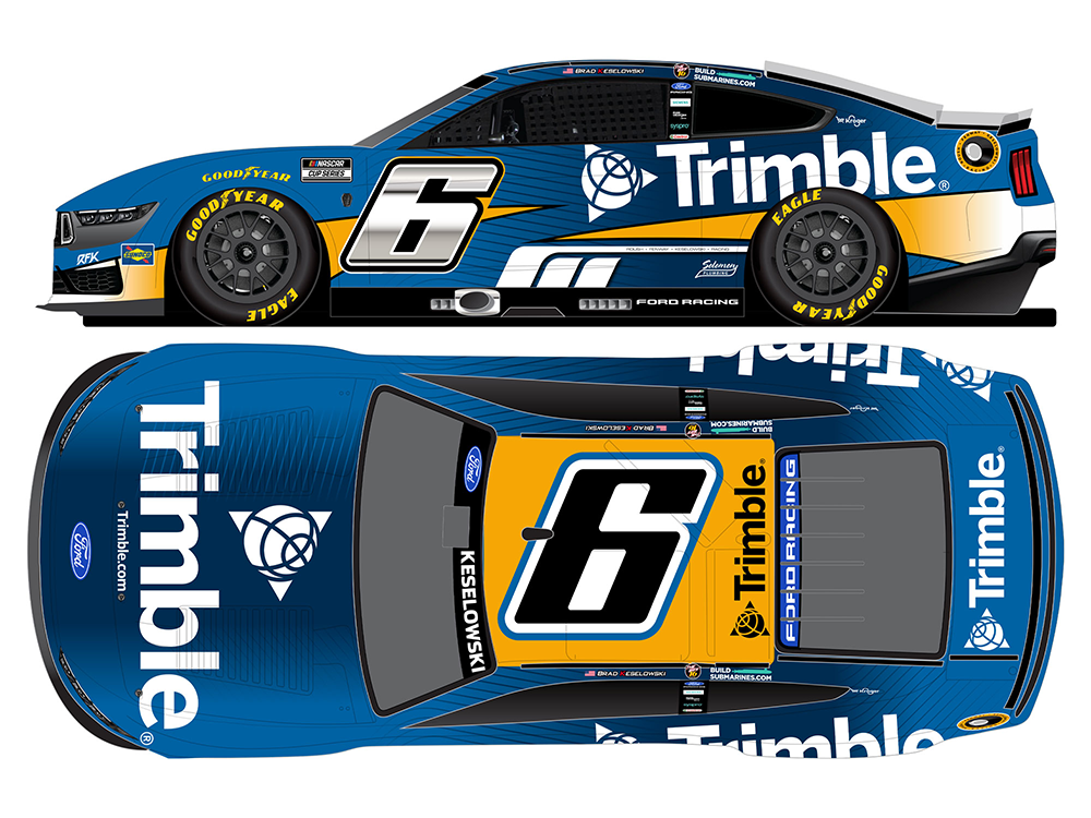 Brad Keselowski 2026 Trimble #6 1:24 Diecast