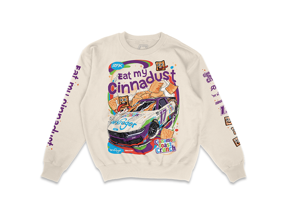 Chris Buescher Kroger / Cinnamon Toast Crunch Crewneck Sweatshirt