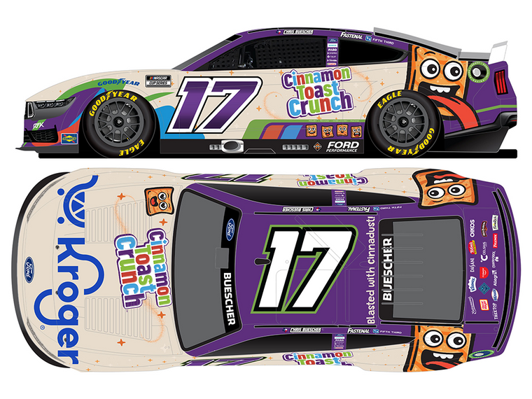 Chris Buescher 2025 Cinnamon Toast Crunch #17 1:64 Diecast