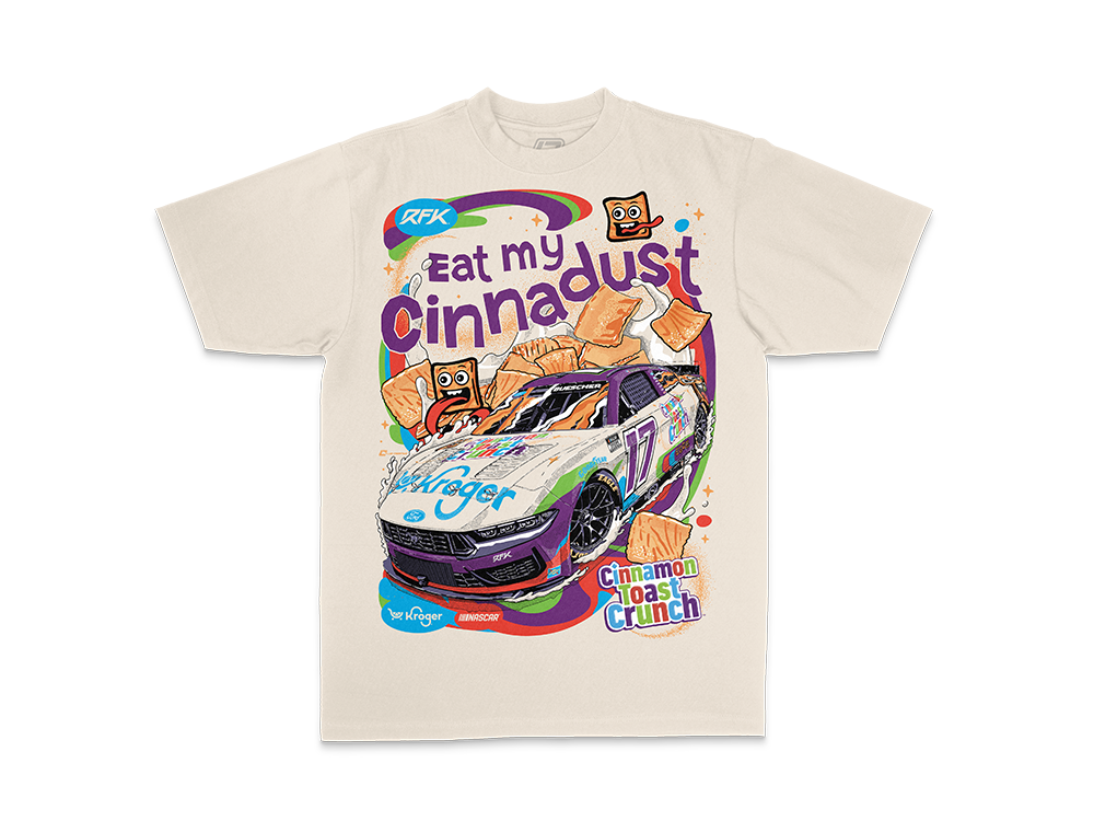 Chris Buescher Kroger / Cinnamon Toast Crunch T-Shirt - RFKshop Chris Buescher Kroger / Cinnamon Toast Crunch T-Shirt - RFKshop