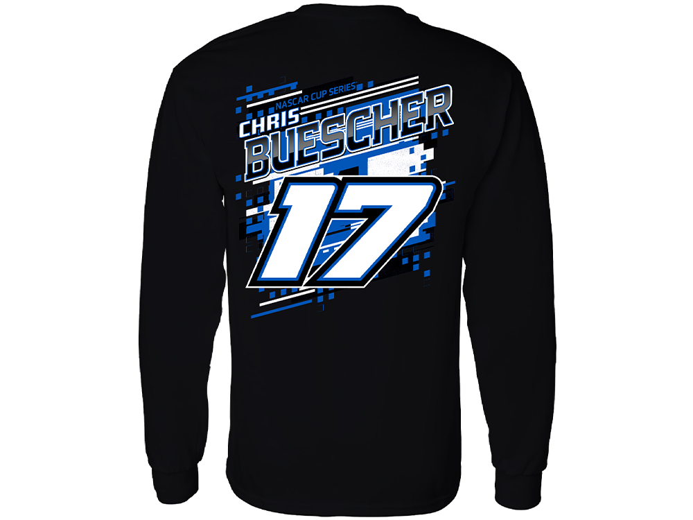 Chris Buescher 2024 Fastenal Draft Long Sleeve T-Shirt
