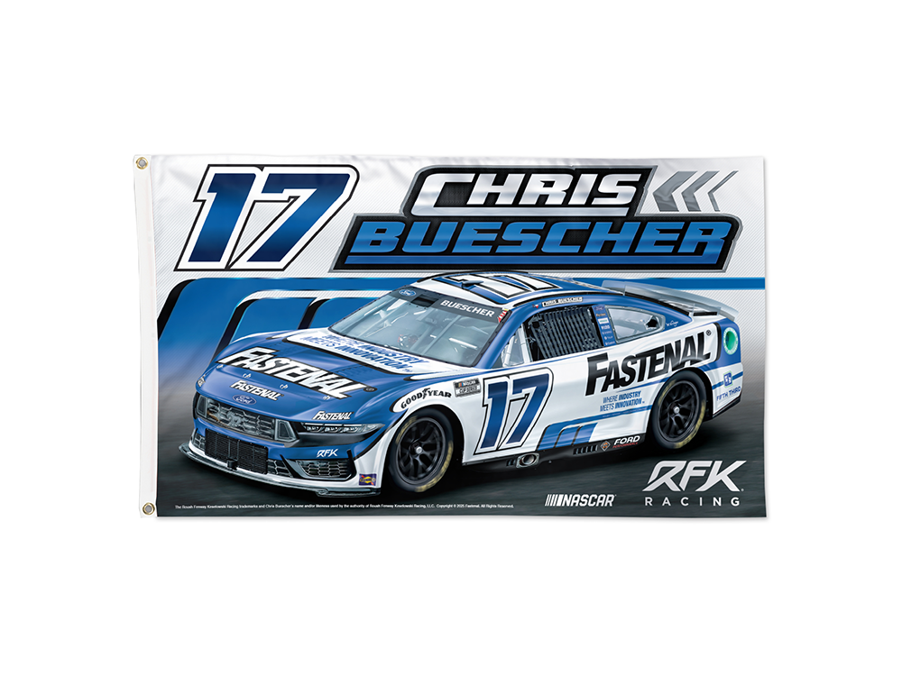 Chris Buescher Fastenal Flag