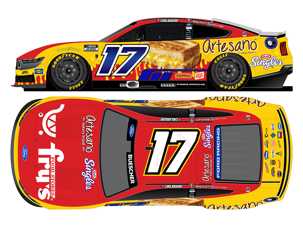 Chris Buescher 2026 Fry's / Artesano / Kraft #17 1:64 Diecast