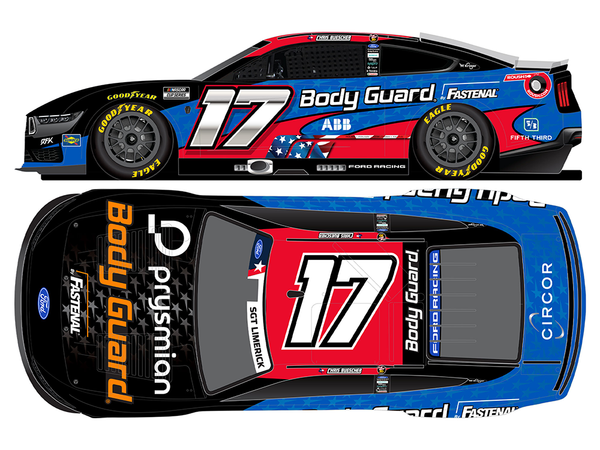 Chris Buescher 2026 Body Guard Patriotic #17 1:24 Diecast Pre-order