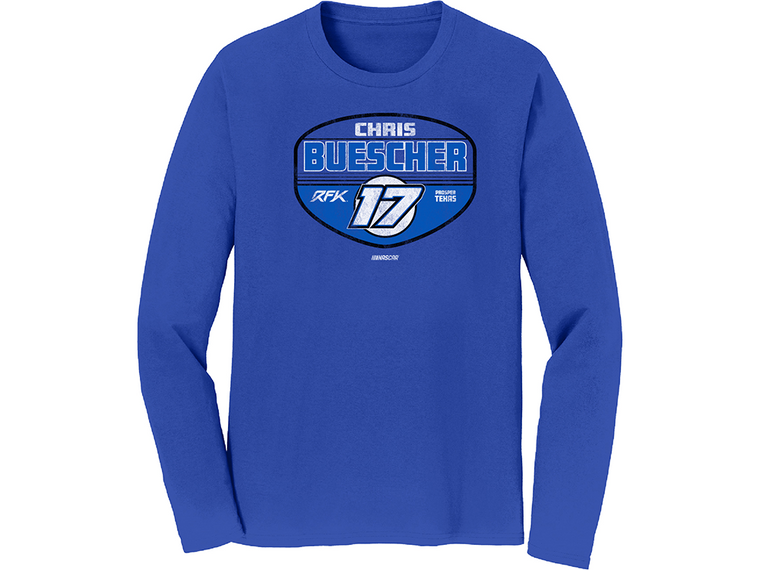 Chris Buescher 2024 Long Sleeve Tailgate T-Shirt