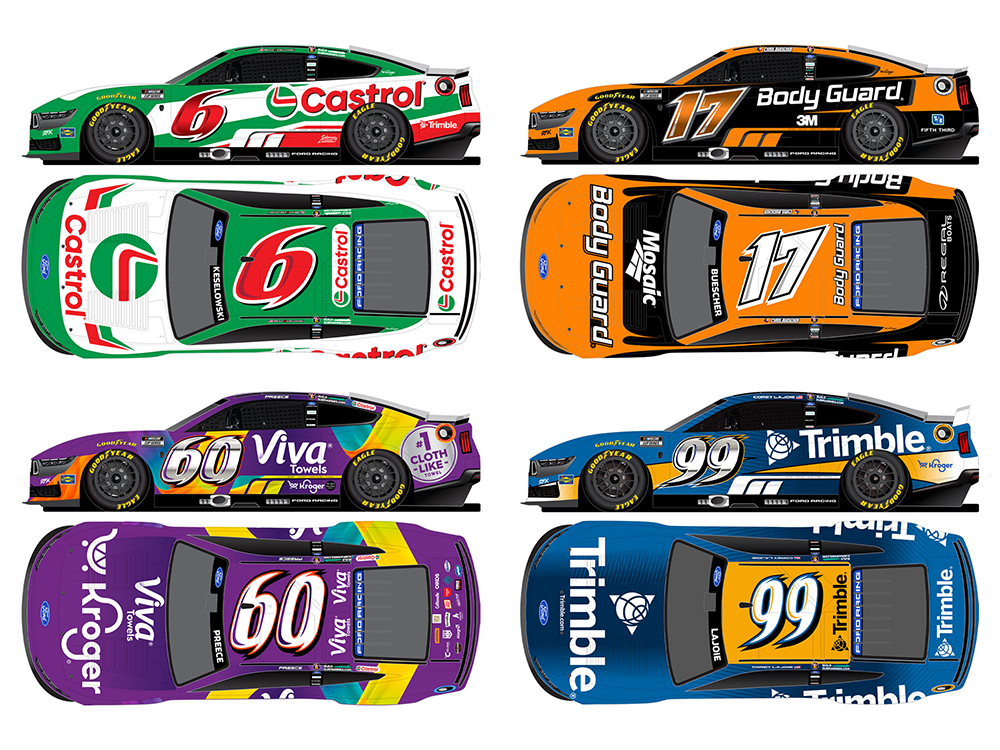 RFK Racing 2026 Daytona 500 4-Car 1:64 Diecast Pack Pre-order