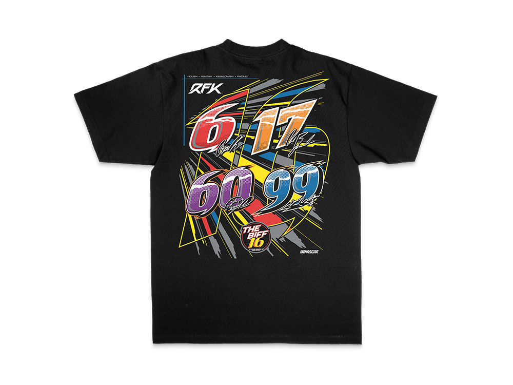 RFK Racing 2026 Daytona 500 4-Car T-Shirt