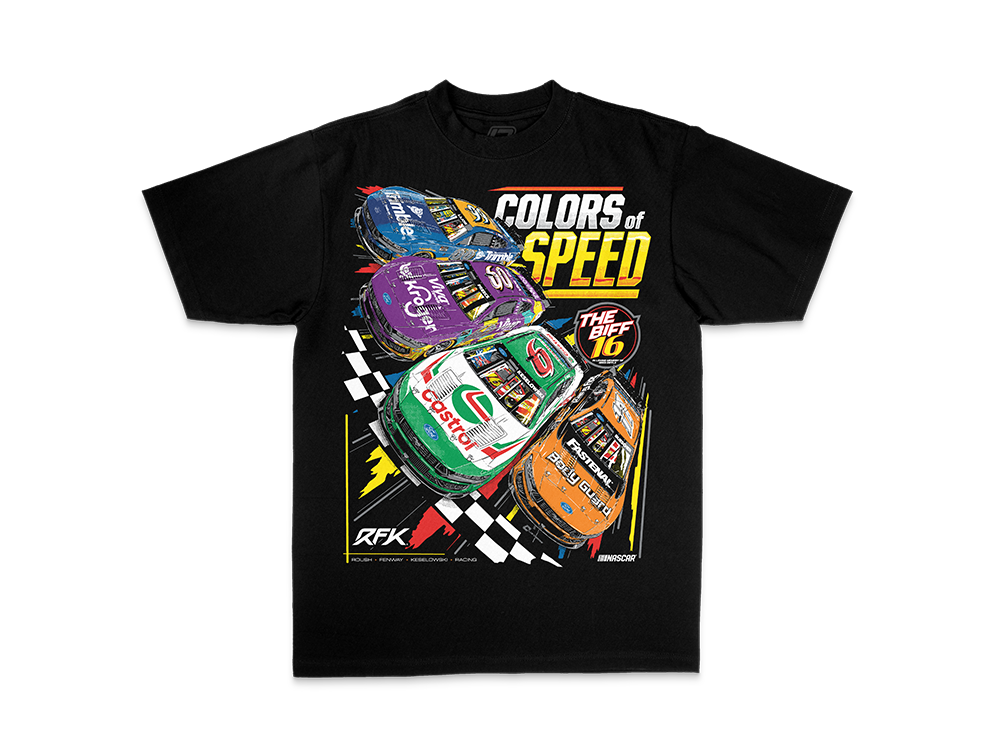 RFK Racing 2026 Daytona 500 4-Car T-Shirt