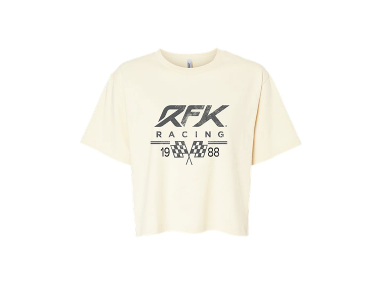 RFK Racing Ladies GT Retro Boxy Crop T-Shirt