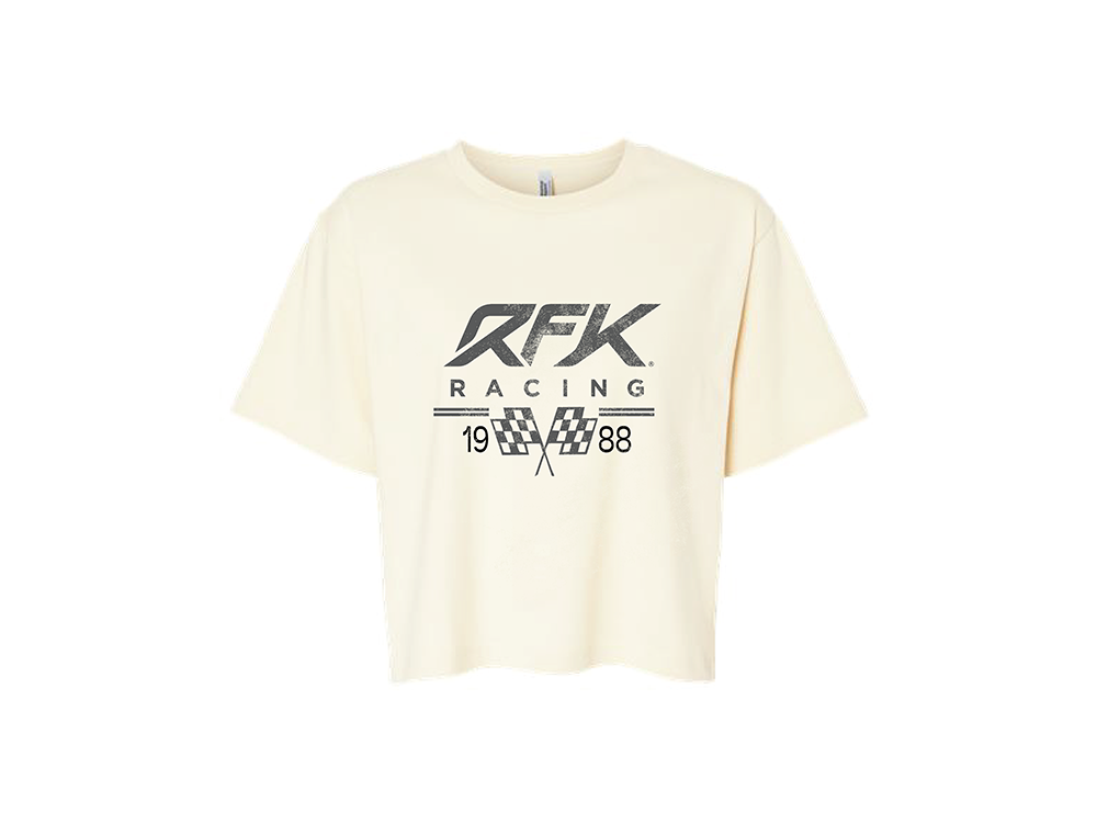 RFK Racing Ladies GT Retro Boxy Crop T-Shirt