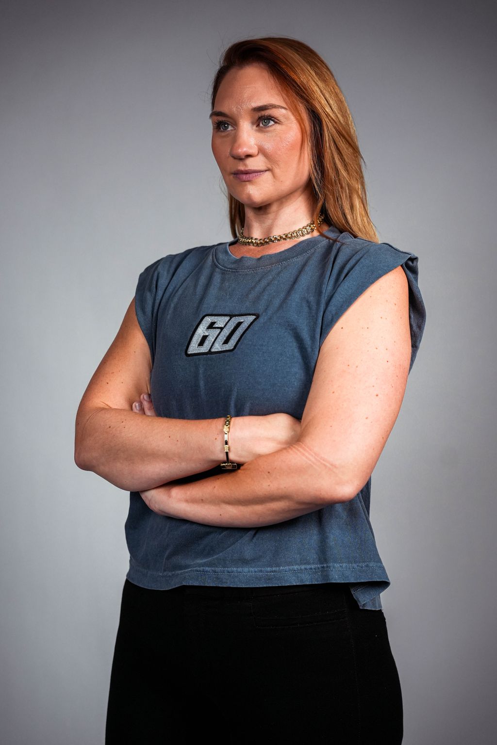 No. 60 Ladies Blue Tank