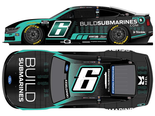 Brad Keselowski 2026 BuildSubmarines.com / Tribute to Veterans #6 1:24 Diecast Pre-order